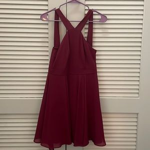 Burgundy/red dress